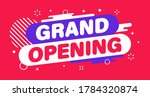 modern banner grand opening.... | Shutterstock .eps vector #1784320874
