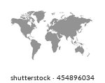 political world map. world map... | Shutterstock .eps vector #454896034