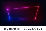 neon frame with shining effects ... | Shutterstock .eps vector #1722577621