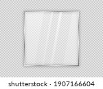 glass plate in square frame... | Shutterstock .eps vector #1907166604