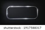 neon double rounded rectangular ... | Shutterstock .eps vector #1917588317
