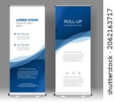 business roll up banner... | Shutterstock .eps vector #2062163717
