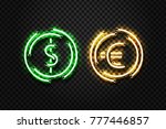 vector realistic isolated neon... | Shutterstock .eps vector #777446857