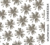 vector seamless pattern with... | Shutterstock .eps vector #1344883064