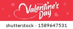 valentine's day website header... | Shutterstock .eps vector #1589647531