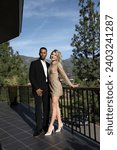 Small photo of Miranda Derrick and James Derrick seen at WEAR THE FUTURE Christmas Party in Los Angeles, CA, USA-14 DEC 2023