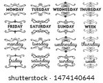 set title week text and swirl... | Shutterstock .eps vector #1474140644