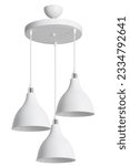 Small photo of Cases and hats with special sandblasting technique, interior lighting chandelier, pendant lamps designed by designing decorative lampholder accessories together