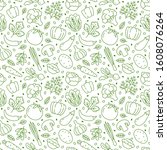 food background  vegetables... | Shutterstock .eps vector #1608076264