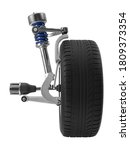 wheel and suspension 3d... | Shutterstock . vector #1809373354