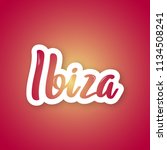 Ibiza   Handwritten Name Of The ...