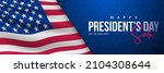 presidents' day sale banner on... | Shutterstock .eps vector #2104308644