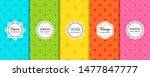 vector colorful geometric... | Shutterstock .eps vector #1477847777