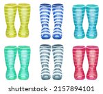 Watercolor Wellies Collection....