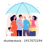 family vaccinate. vaccination... | Shutterstock .eps vector #1917072194