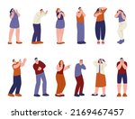 woman astonishment and people... | Shutterstock .eps vector #2169467457