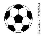 soccer ball isolated on white... | Shutterstock .eps vector #1720033264