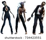 Zombies 3d Illustration