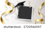 graduation party photo booth... | Shutterstock .eps vector #1723566547