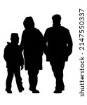 families with little child on... | Shutterstock .eps vector #2147550337