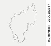 map of tripura   india region... | Shutterstock .eps vector #2100103957