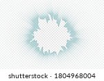 cracked glass effect on... | Shutterstock .eps vector #1804968004