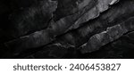Small photo of Dramatic Black Charcoal Stone Texture - Wide Angle View of Natural Slate with Subtle Marbled Patterns