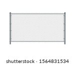 Chain Link Fence Panel. Metal...