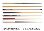 realistic vector set of wooden... | Shutterstock .eps vector #1627852237