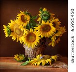 Still Life With Sunflower And...