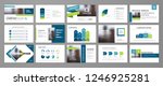 blue abstract presentation... | Shutterstock .eps vector #1246925281
