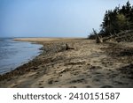 Small photo of BEACH FOG AT CONRAD'S BEACH IN LAWRENCETOWN, NOVA SCOTIA CANADA IN SUMMER