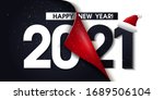 2021 happy new year black... | Shutterstock .eps vector #1689506104