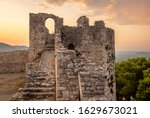 Medieval Stonebrick Ruins On A...