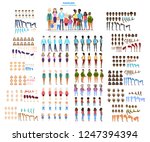big family character set for... | Shutterstock .eps vector #1247394394