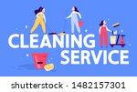 cleaning service web banner... | Shutterstock .eps vector #1482157301