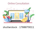 nutritionist online service or... | Shutterstock .eps vector #1788870011