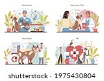 pet veterinarian concept set.... | Shutterstock .eps vector #1975430804