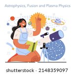 diverse women in science.... | Shutterstock .eps vector #2148359097