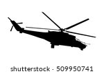 Military Helicopter Silhouette...