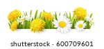 spring background with flowers. ... | Shutterstock .eps vector #600709601