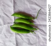 Small photo of Fresh green Pea with peal