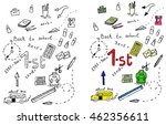 back to school illustrations... | Shutterstock .eps vector #462356611