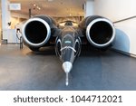 Small photo of Coventry, England 4 November 2016: Thrust SSC Supersonic Car, Worlds fastest car & Land speed record holder at Transport Museum.