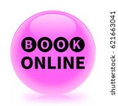 book online icon. internet... | Shutterstock . vector #621663041