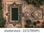 Small photo of The Sun Temple of Modhera is a Hindu temple dedicated to the solar deity Surya located at Modhera village of Mehsana district, Gujarat, India. It is situated on the bank of the river Pushpavati.