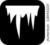 vector icicle icon  | Shutterstock .eps vector #1284433237