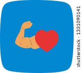 illustration healthy heart icon  | Shutterstock . vector #1331090141