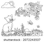 Illustration. The Kitten Is...