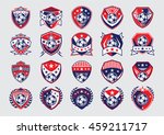 soccer logo set | Shutterstock .eps vector #459211717